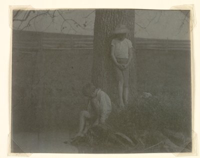 1885-1890年在Avondale的Crowell Children。 作者 托马斯·埃金斯