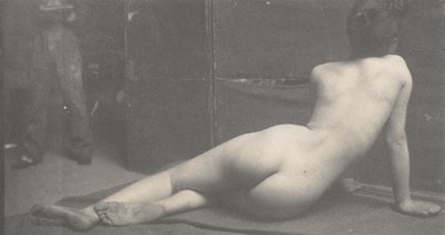 [Female Nude from the Back], ca. 1889., ca. 1889. 作者 托马斯·埃金斯