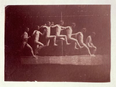 乔治-雷诺兹的Marey Wheel照片，1884年。 作者 托马斯·埃金斯