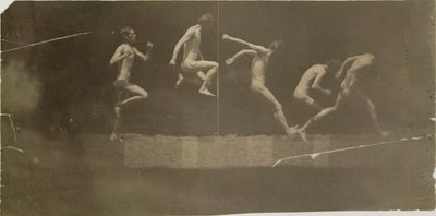 乔治-雷诺兹的Marey Wheel照片，1884年。 作者 托马斯·埃金斯