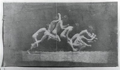 乔治-雷诺兹的Marey Wheel照片，1884年。 作者 托马斯·埃金斯