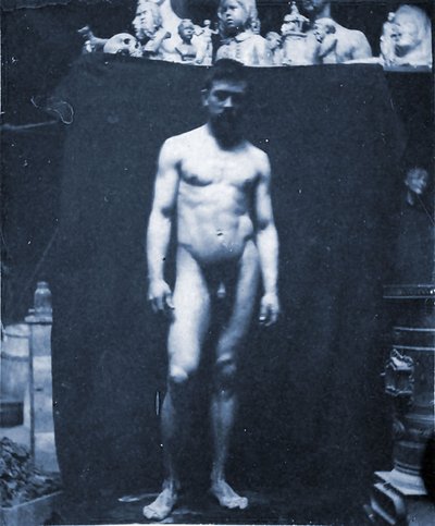 1890年Eakin的工作室Samuel Murray的裸体肖像（冷型） 作者 托马斯·埃金斯