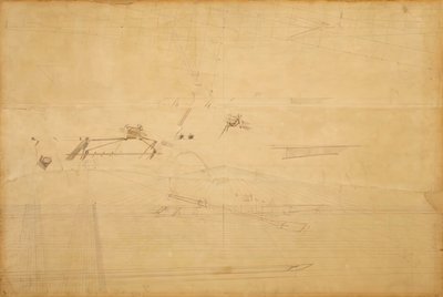 比格林兄弟翻转木桩的透视画，1873年。 作者 托马斯·埃金斯