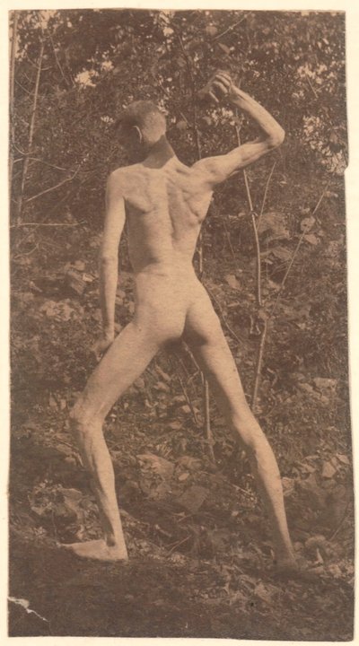 抛石机，约1883年。 作者 托马斯·埃金斯