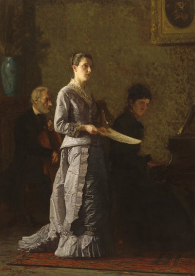 唱着可怜的歌》，1881年。 作者 托马斯·埃金斯