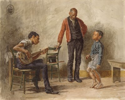舞蹈课》，1878年。 作者 托马斯·埃金斯