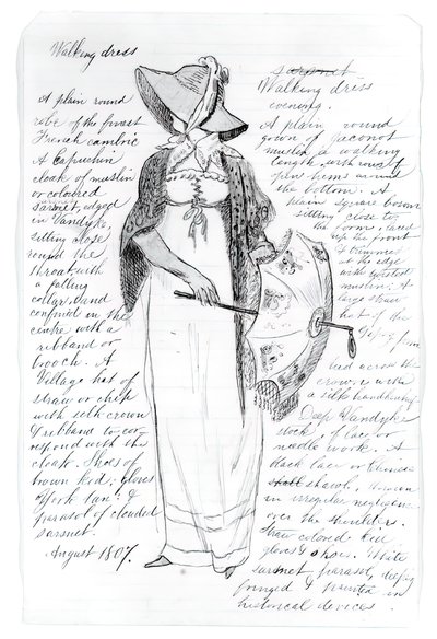 撑着伞的女人行走的衣服，1875-1876。 作者 托马斯·埃金斯
