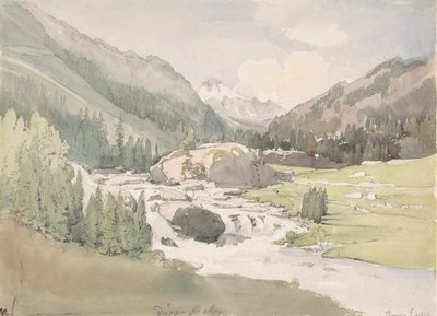 山谷，19世纪初-中期。 作者 托马斯·恩德斯