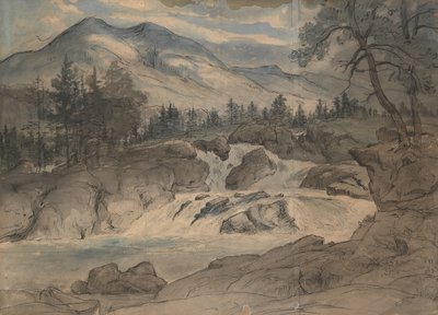 拉布罗瀑布，1824-42。 作者 托马斯·费恩利