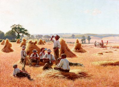 收割者休息，1898年 作者 托马斯·弗雷德里克·梅森·谢德