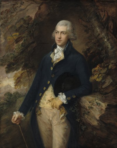 弗朗西斯·巴塞特（Francis Bassett），邓斯坦维尔勋爵，约1786年（布面油画） 作者 托马斯·盖恩斯伯勒