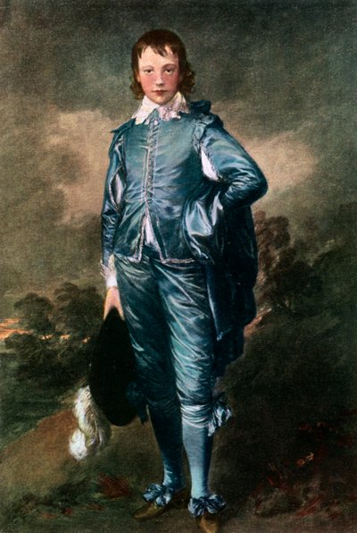 布霍尔大师，《蓝男孩》，c1770 1901年 作者 托马斯·盖恩斯伯勒