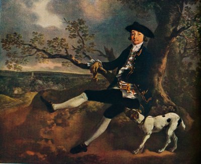 托马斯·盖恩斯伯勒（Thomas Gainsborough）的约翰·普兰金肖像（1752-1755），1936年。 作者 托马斯·盖恩斯伯勒