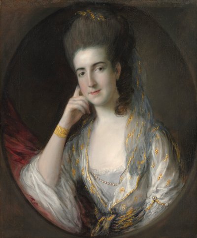 玛丽·怀斯的画像c。 1776年。 作者 托马斯·盖恩斯伯勒