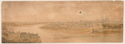 巴黎风景如画的二十处精选：  从夏约拍摄的巴黎全景 作者 托马斯·吉尔丁