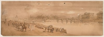 巴黎风景如画的二十处景观精选：  新桥和造币厂景观 作者 托马斯·吉尔丁