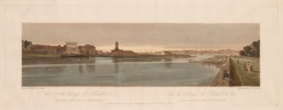 巴黎二十个最美的风景选集：Chaillot村庄的风景，1803年 作者 托马斯·吉尔丁