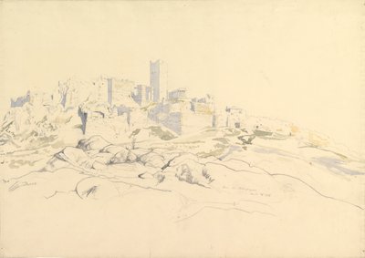 1846年4月24日，雅典，从阿罗帕古斯看卫城。 作者 托马斯·哈特利·克罗梅克