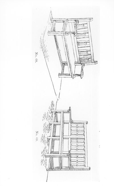 花园座椅，来自&39;花园制作的艺术和工艺&39;，1900年出版 作者 托马斯·海顿·莫森