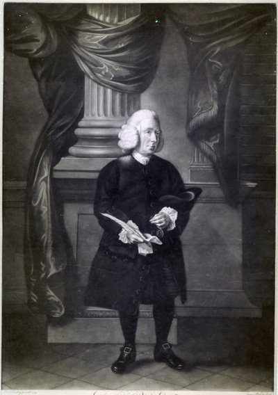 Daniel Race，由James Watson雕刻，1773年 作者 托马斯·希基