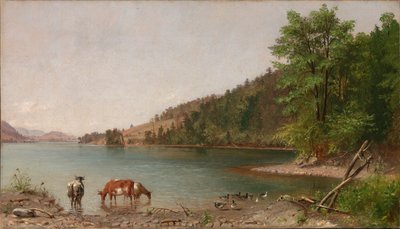 小风景，1862年。 作者 托马斯·希克斯