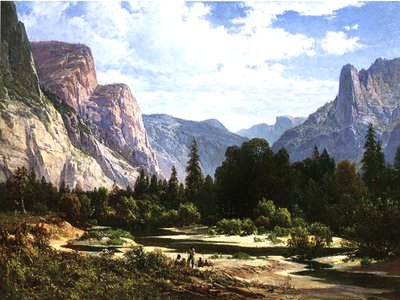 Piute Indians Resting，1866 作者 托马斯·希尔