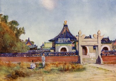 北京，皇帝咆哮寺，天坛 作者 托马斯·霍奇森·利德尔