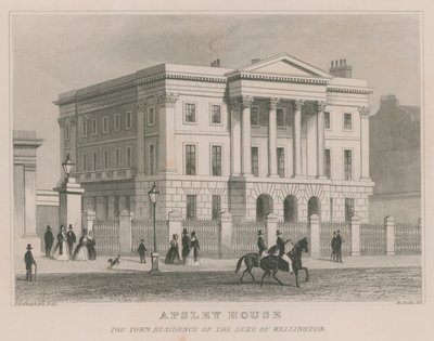 Apsley House，海德公园角，伦敦，惠灵顿公爵的住所 作者 托马斯·霍斯默牧羊人