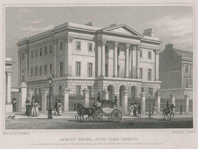 Apsley House，海德公园角，伦敦，惠灵顿公爵的住所 作者 托马斯·霍斯默牧羊人