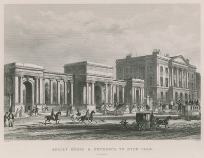 Apsley House和海德公园的入口 作者 托马斯·霍斯默牧羊人
