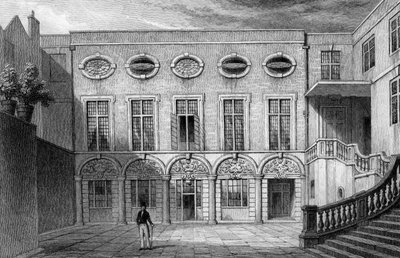 酿酒人大厅，Addle Street，由W. Radclyffe制作，1831年 作者 托马斯·霍斯默牧羊人