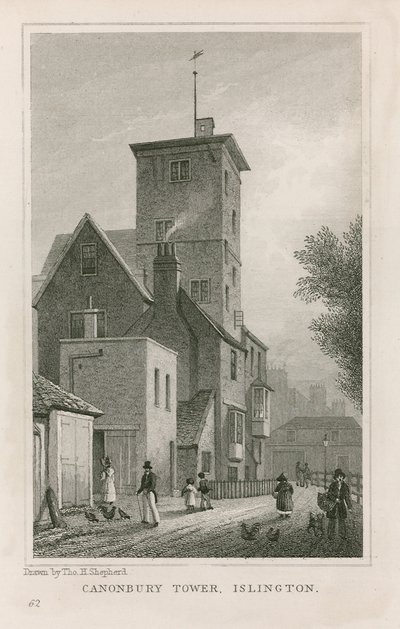 Canonbury House and Tower 作者 托马斯·霍斯默牧羊人