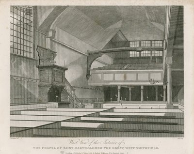 St Bartolomew大教堂，西史密斯菲尔德 作者 托马斯·霍斯默牧羊人