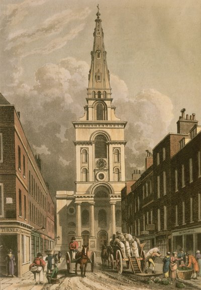 基督城，Spitalfields 作者 托马斯·霍斯默牧羊人