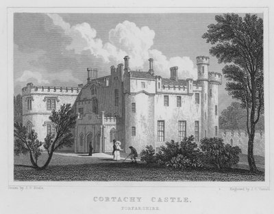 Cortachy Castle, Forfarshire (雕刻) 作者 托马斯·霍斯默牧羊人