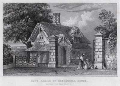 Gate-Lodge of Broomwell House, Brislington, near Bristol (engraving) 作者 托马斯·霍斯默牧羊人