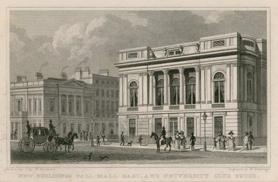 新建筑Pall Mall East和University Club House 作者 托马斯·霍斯默牧羊人