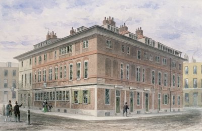 由Agar Harding遗赠给金史密斯公司的新街广场老房子于1852年撤下 作者 托马斯·霍斯默牧羊人