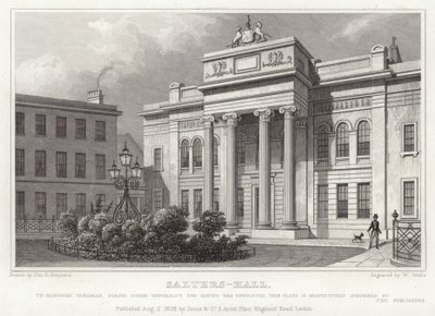 圣斯威辛巷的Salters Hall 作者 托马斯·霍斯默牧羊人