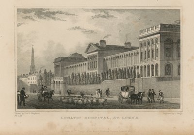 圣路加的Lunatic Asylum 作者 Thomas Hosmer Shepherd