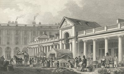 新的考文特花园市场的NW门面，1827-30 作者 托马斯·霍斯默牧羊人