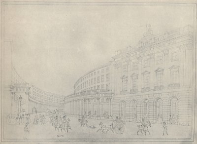 象限，摄政街，1822年，1920年 作者 托马斯·霍斯默牧羊人