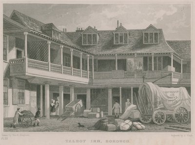 The Tabard Inn，Southwark 作者 托马斯·霍斯默牧羊人