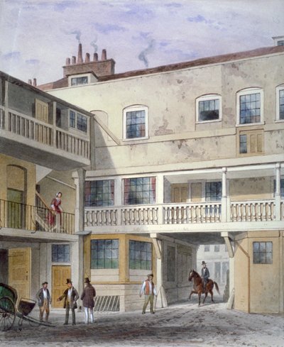 伦敦威斯敏斯特皮卡迪利的三王旅馆，1856年 作者 托马斯·霍斯默牧羊人