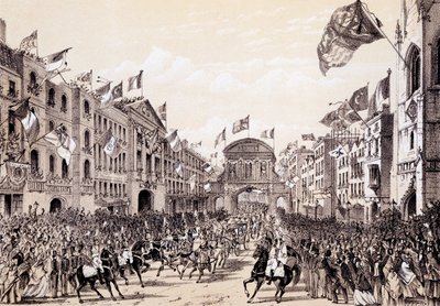 1855年4月19日，拿破仑三世和欧仁妮皇后访问该市 作者 托马斯·霍斯默牧羊人
