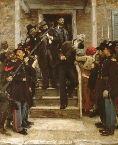 约翰·布朗的最后时刻，1882-84年。 作者 托马斯·霍文登
