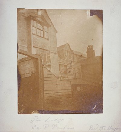 保罗-平达爵士的房子，伦敦市比什普斯门，1860年 作者 托马斯·雨果
