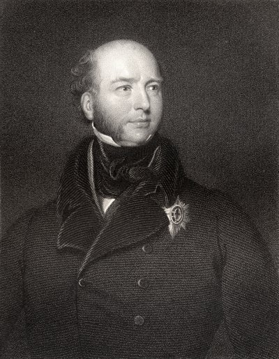 Francis Charles Seymour Conway，Hertford和Yarmouth的Marquess，由William Holl雕刻，来自&39;National Portrait Gallery，第IV卷&39;，出版于1835年 作者 Thomas Lawrence