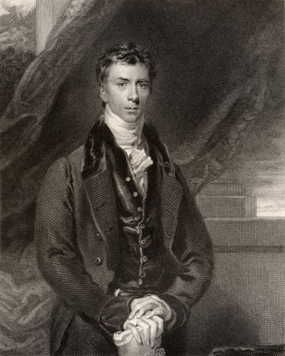 H. Peter Brougham，第一男爵Brougham和Vaux，由H. Robinson雕刻，来自&39;国家肖像画廊，第四卷&39;，出版于1835年 作者 托马斯·劳伦斯