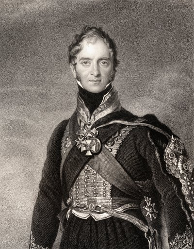 亨利威廉佩吉特，安格尔西的第一侯爵，由塞缪尔弗里曼（1773-1857）镌刻 作者 托马斯·劳伦斯